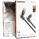 Porodo 4-In-1 Charging And Data Transfer Cable - Black2.webp