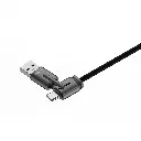 Porodo 4-In-1 Charging And Data Transfer Cable - Black5.webp