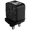 Porodo Quantum GaN 30W Multi-Port Charger with Digital Display - Black6.webp