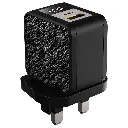 Porodo Quantom GaN 45W Multi-Port Charger with Digital Display - Black4.webp