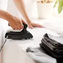 Porodo Lifestyle Ironix Portable Mini Iron Steamer with Bakelite Handle - Black3.webp