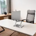 Porodo Aerodesk Cooling Laptop Stand - Silver4.webp