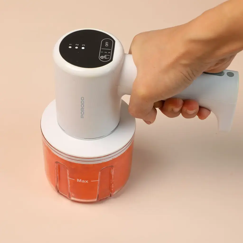 Porodo Lifestyle Multi-Function Rechargeable Hand Blender - Beige4.webp