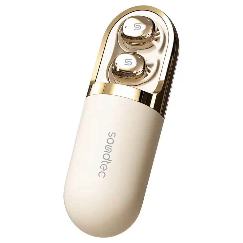 Porodo Soundtec Dream TWS Earbuds with Massage Funcation - Beige4.webp