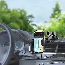 Porodo Blue Cradle Suction Car Phone Holder - Black4.webp