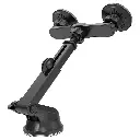 Porodo Dax-L Dual MagSafe Car Phone Mount with Adjustable Telescopic Arm - Black4.webp
