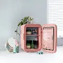 Porodo Frostlite Cooling Mini Makeup Fridge with Led Mirror - Pink.webp