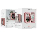 Porodo Frostlite Cooling Mini Makeup Fridge with Led Mirror - Pink4.webp