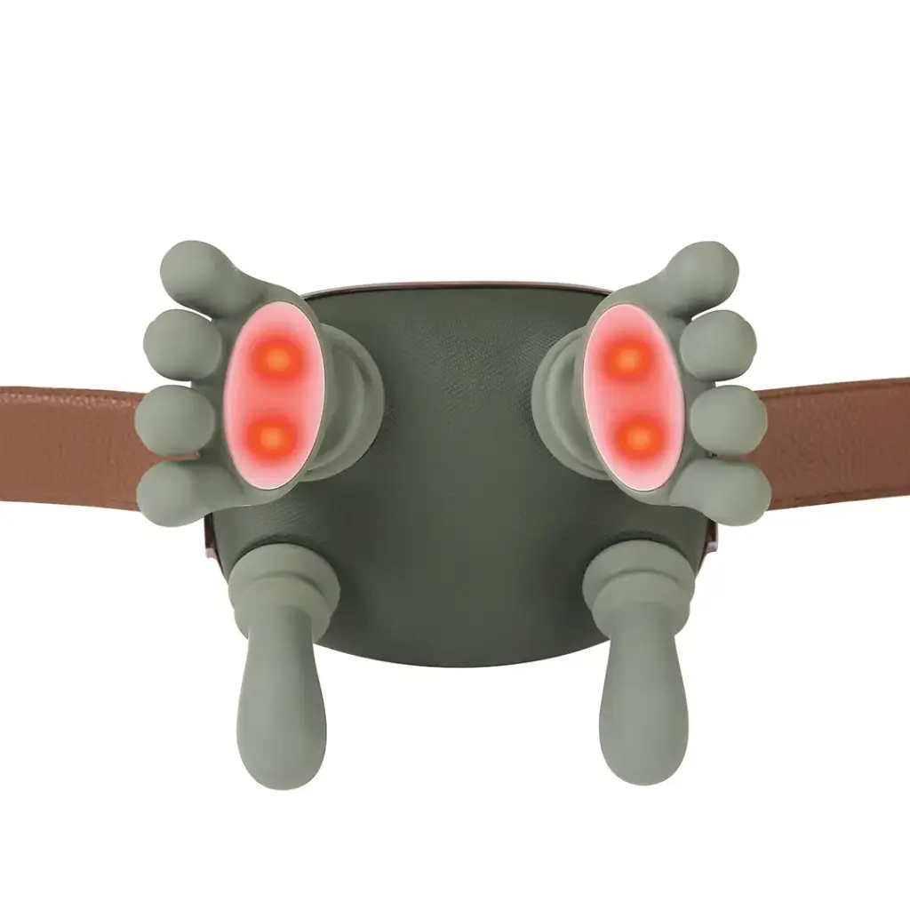 Porodo Lifestyle RelaxRobo Portable Heating Neck Massager - Green3.webp