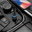 Porodo Blue Graz 45W Dual USB Car Charger with Indicator Light - Black7.webp