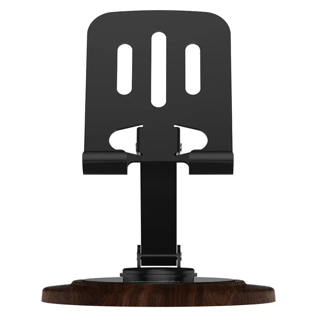 Porodo Blue Desktop Phone Holder 360° Rotating Base - Black2.webp