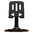 Porodo Blue Desktop Phone Holder 360° Rotating Base - Black2.webp