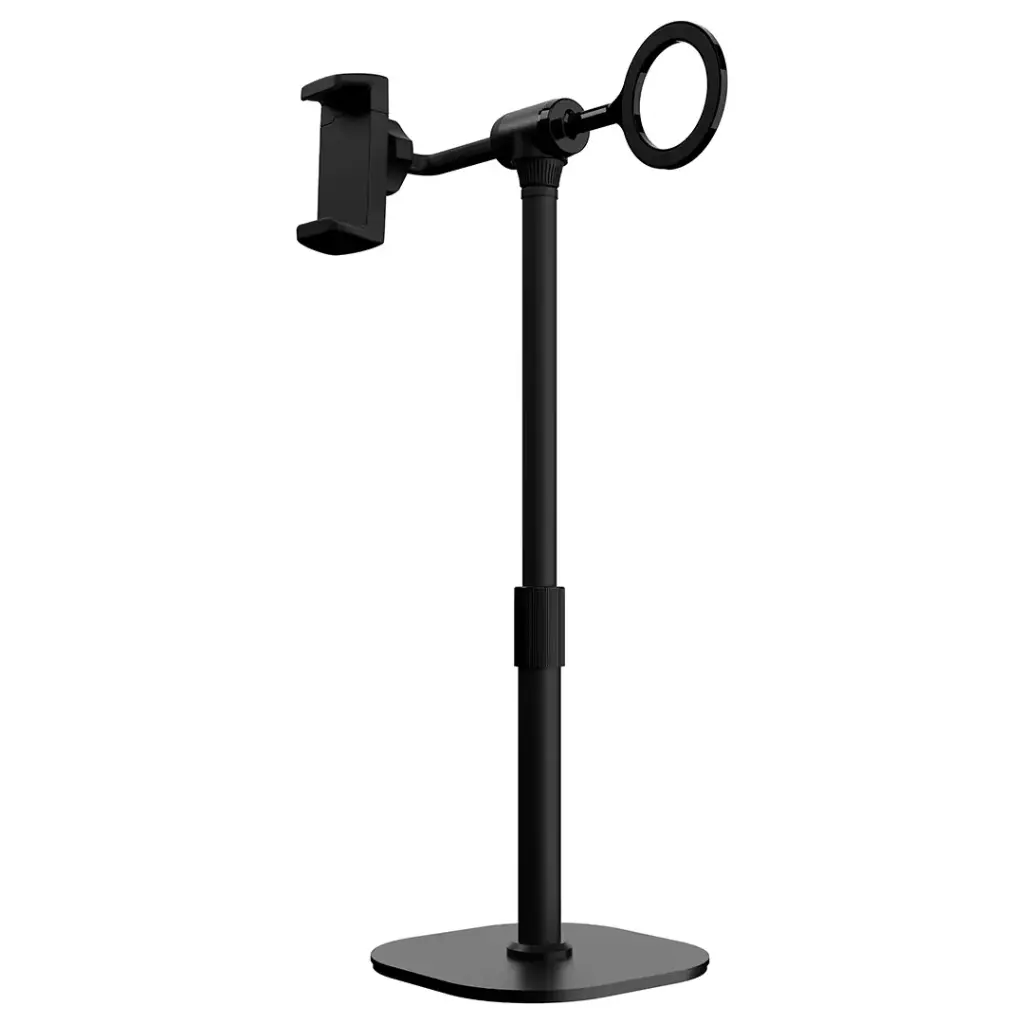 Porodo Evostand 360° Dual Rotating Phone Holder with Anti-Slip Base - Black.webp