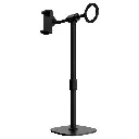 Porodo Evostand 360° Dual Rotating Phone Holder with Anti-Slip Base - Black.webp