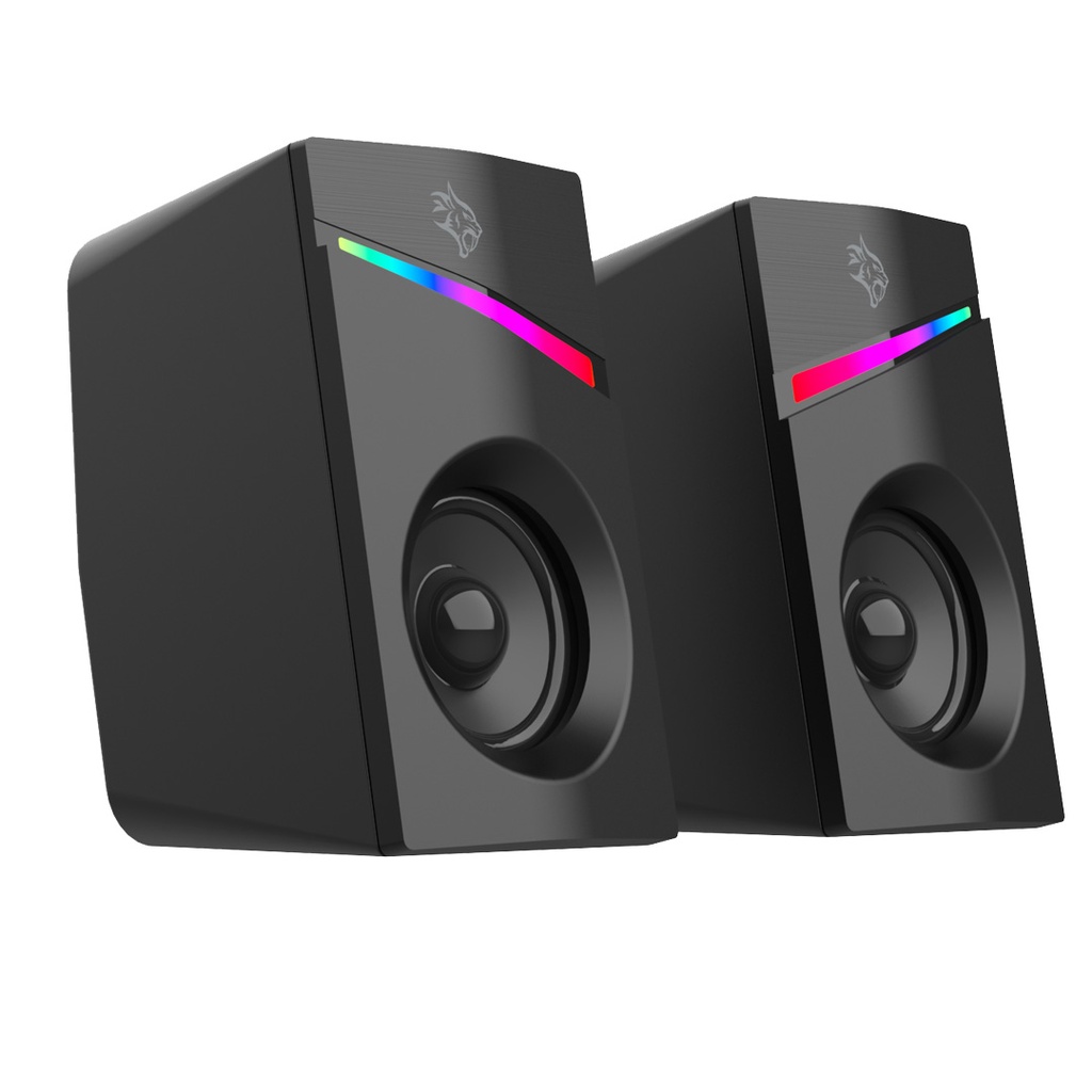 Porodo Gaming Stereo Gaming Speakers Volume Knob Control