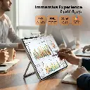 Porodo Naspanora Portable Smart Tablet with Stereo Speakers & 10-Point Touch - White 2.webp