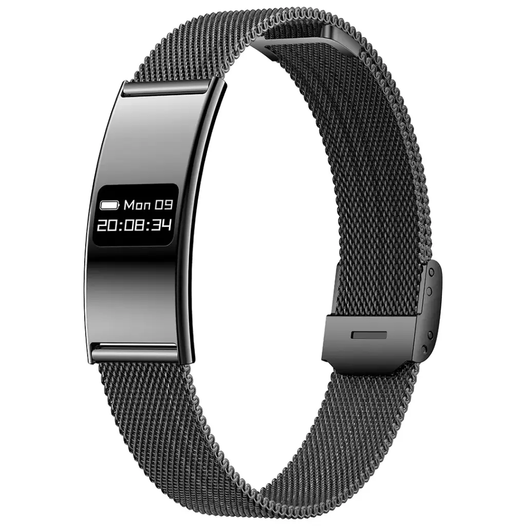 Porodo Trackfit Plus Smart Bracelet Fitness Tracker With Display App - Black6.webp