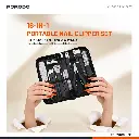 Porodo 16-In-1 Portable Nail Clipper Set for Manicure & Pedicure.webp