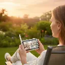 Porodo Lifestyle Lumi Baby Smart Monitor with Camera and Display Screen - Silver3.webp