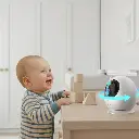 Porodo Lifestyle Lumi Baby Smart Monitor with Camera and Display Screen - Silver4.webp