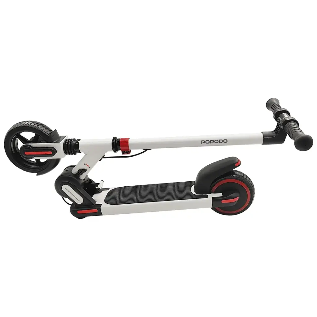 Porodo Vim Kids Electric Scooter - White2.webp