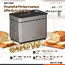 Porodo Lifestyle Khabaz Stainless Steel Automated Bread Maker with 25 Preset Programs - Black6.webp