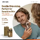Porodo Clavis Multi-Functional Shaver Kit with Built-In Trimmer & Mirror - Brown7.webp