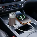 Porodo Shave N Drive Multi-Function Car Charger with Shaver Head - Brown.webp
