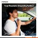 Porodo Shave N Drive Multi-Function Car Charger with Shaver Head - Brown9.webp