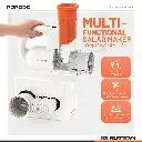 Porodo Lifestyle Fresko Multi-Functional Salad Maker with 4 Slicing Blades - White3.webp