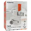 Porodo Lifestyle Fresko Multi-Functional Salad Maker with 4 Slicing Blades - White6.webp