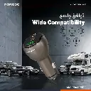 Porodo Valtro Multi-Port Car Charge with USB Fast Charging - Brown5.webp