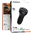 Porodo Velano Car Charger with Dual USB-C Ports - Black4.webp