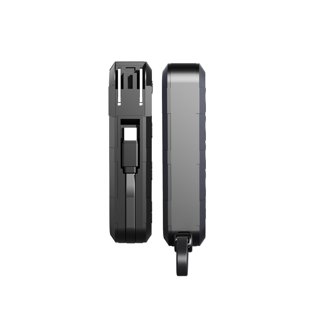 Porodo 10000mAh Wall Charger Power Bank - Black