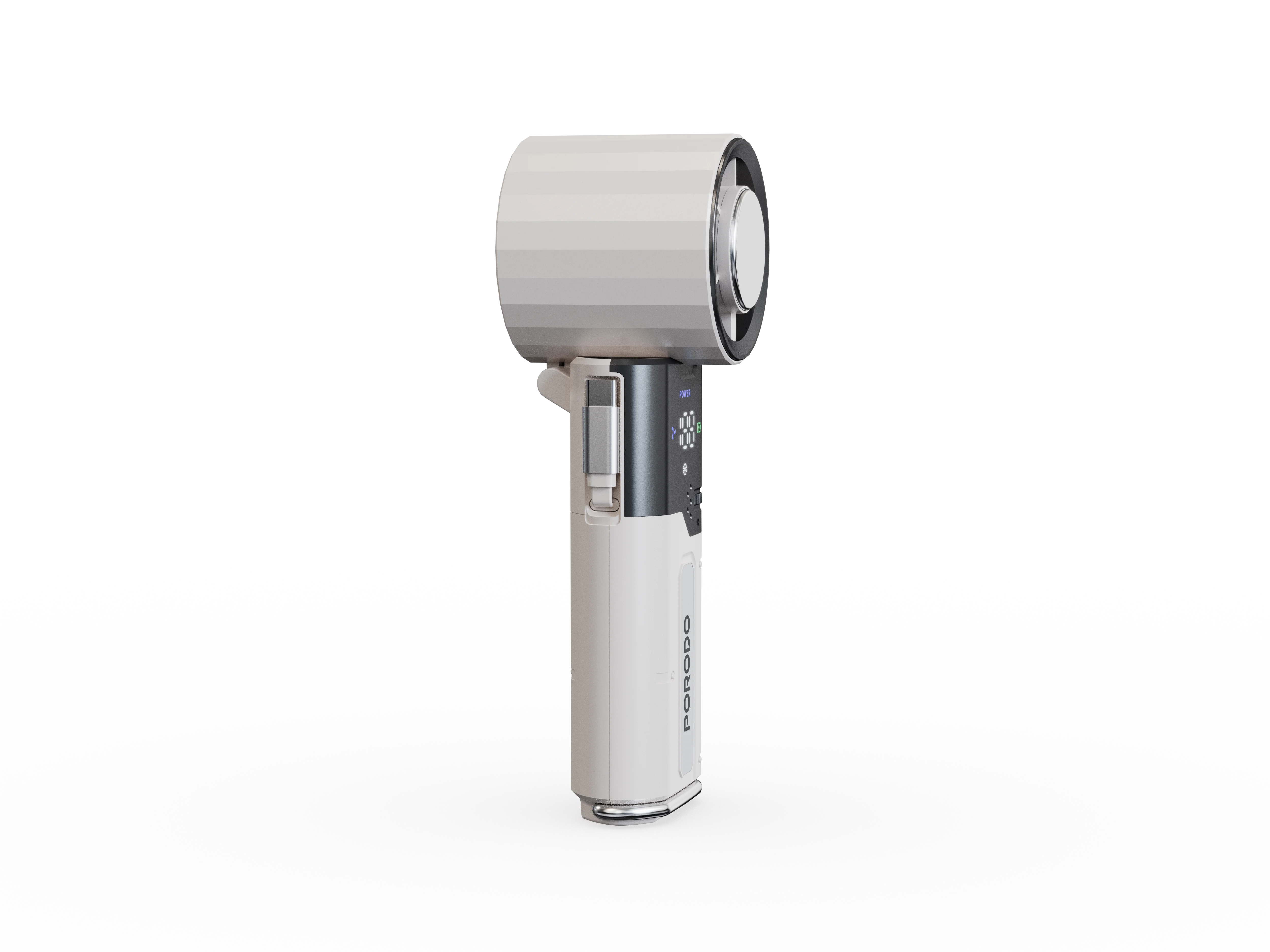 Porodo Lifestyle Chillo Plus Rechargeable Ice Cooling Fan (PDLFSTMF120WH)