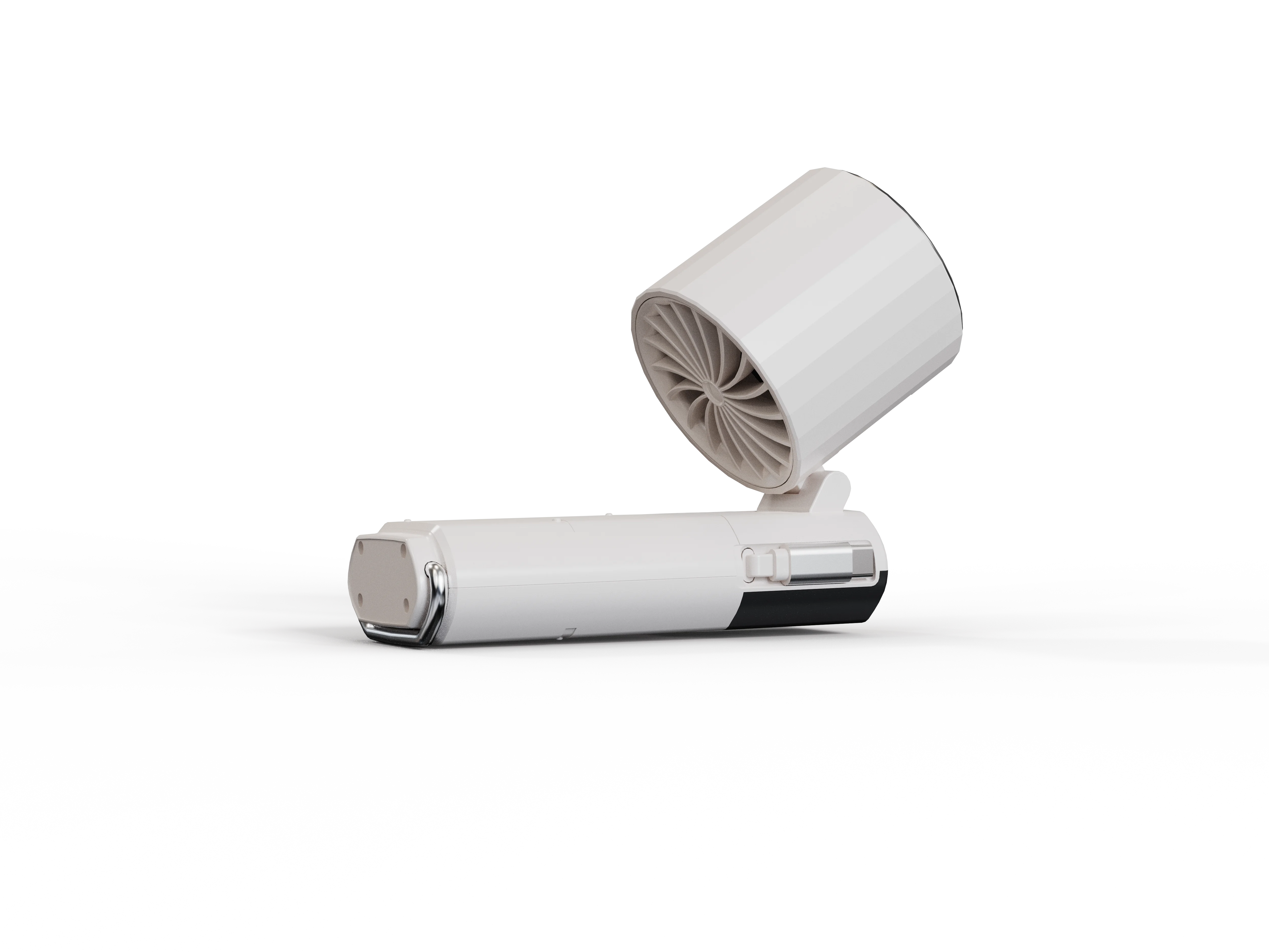 Porodo Lifestyle Chillo Plus Rechargeable Ice Cooling Fan (PDLFSTMF120WH)