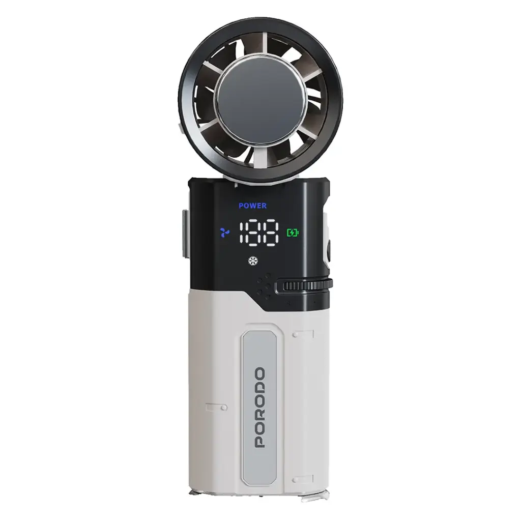 Porodo Lifestyle Chillo Plus Rechargeable Ice Cooling Fan2.webp