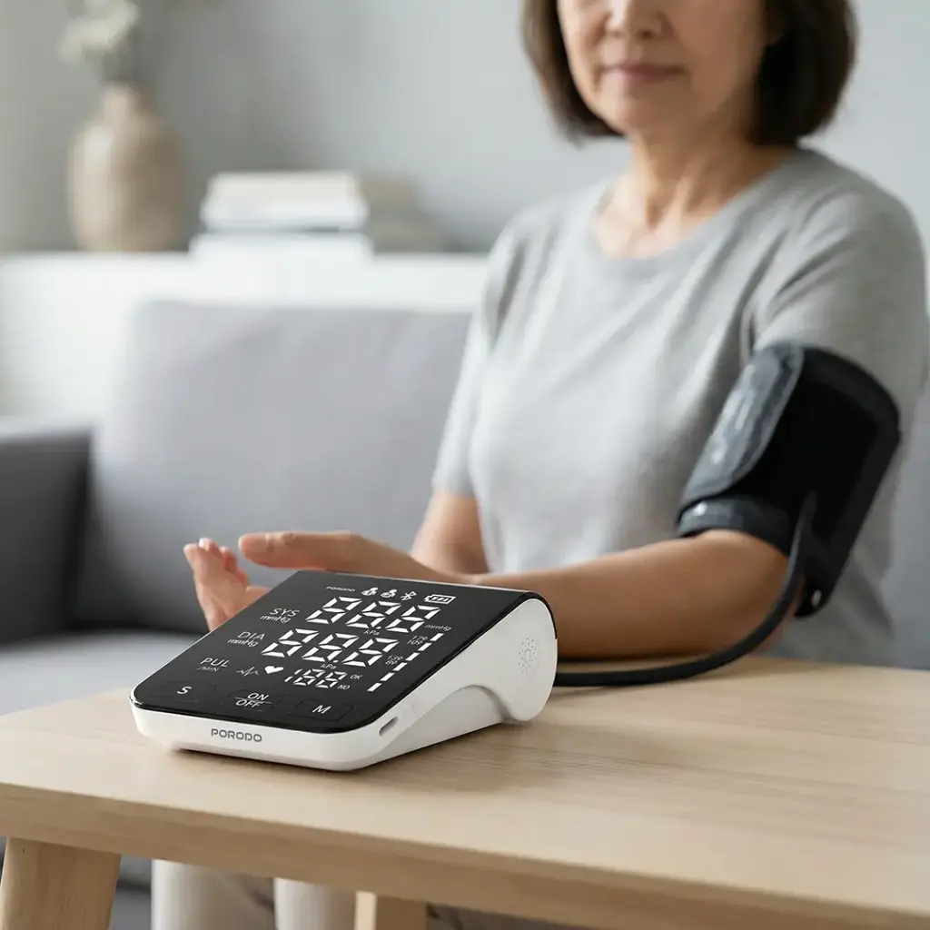 Porodo LiveOn - Digital Blood Pressure Monitor with Dual-User Memory.webp
