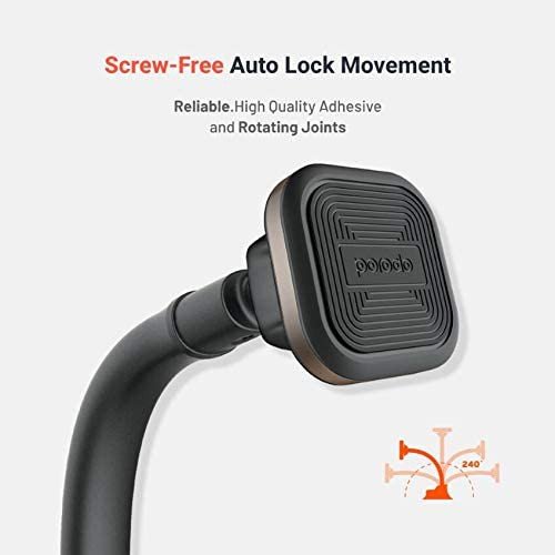 Car Mount with Flexible Neck and Strong Suction Base