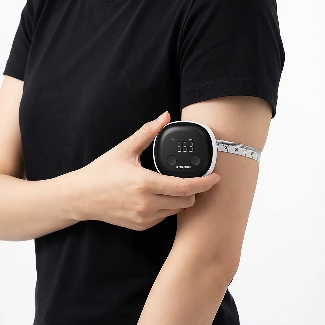 Porodo Metrice Smart Body Tape Measure with Bluetooth - White