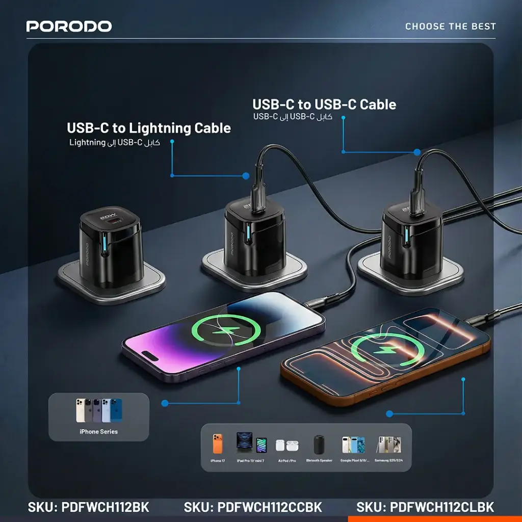 Porodo Tekto 20W USB-C Wall Adapter6.webp