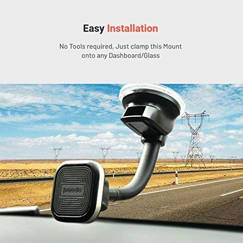 Car Mount with Flexible Neck and Strong Suction Base