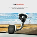 Car Mount with Flexible Neck and Strong Suction Base