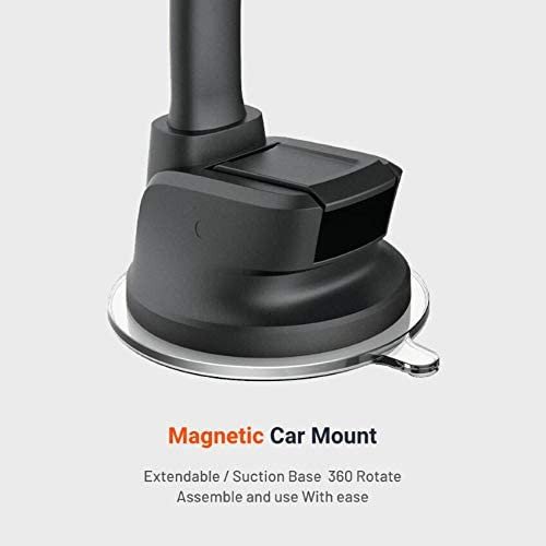 Car Mount with Flexible Neck and Strong Suction Base