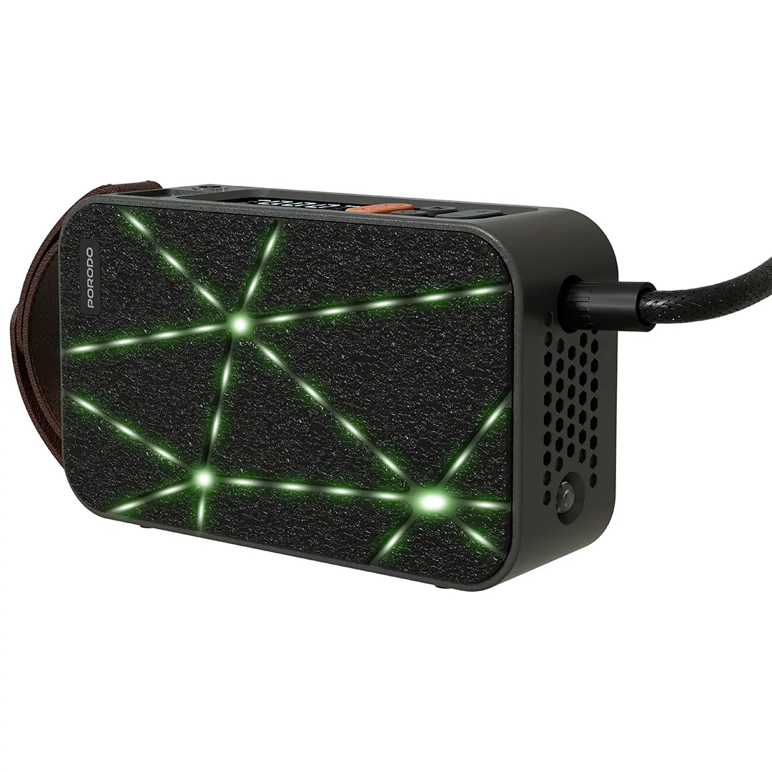 Porodo Flator 4000mAh Car Tire Inflator with Pressure Display