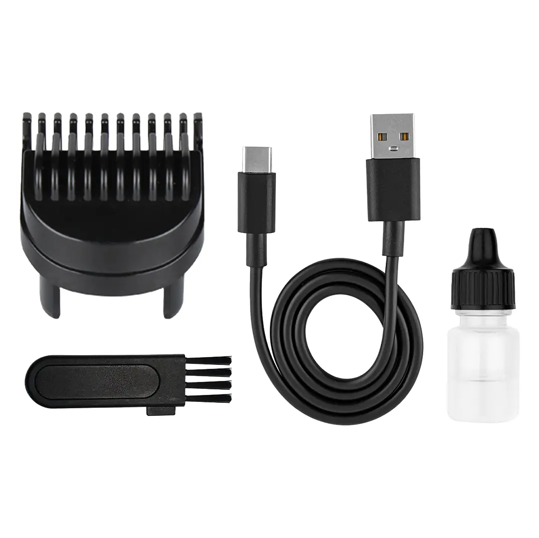 Porodo Lifestyle Kron Hair Trimmer with Detachable Comb - Black