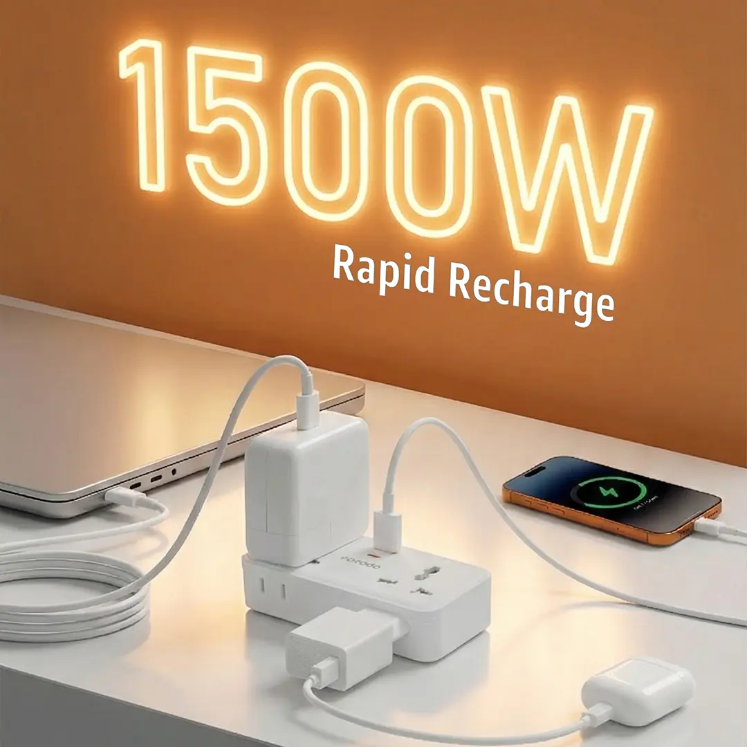 Porodo Plex 1500W Universal Adapter