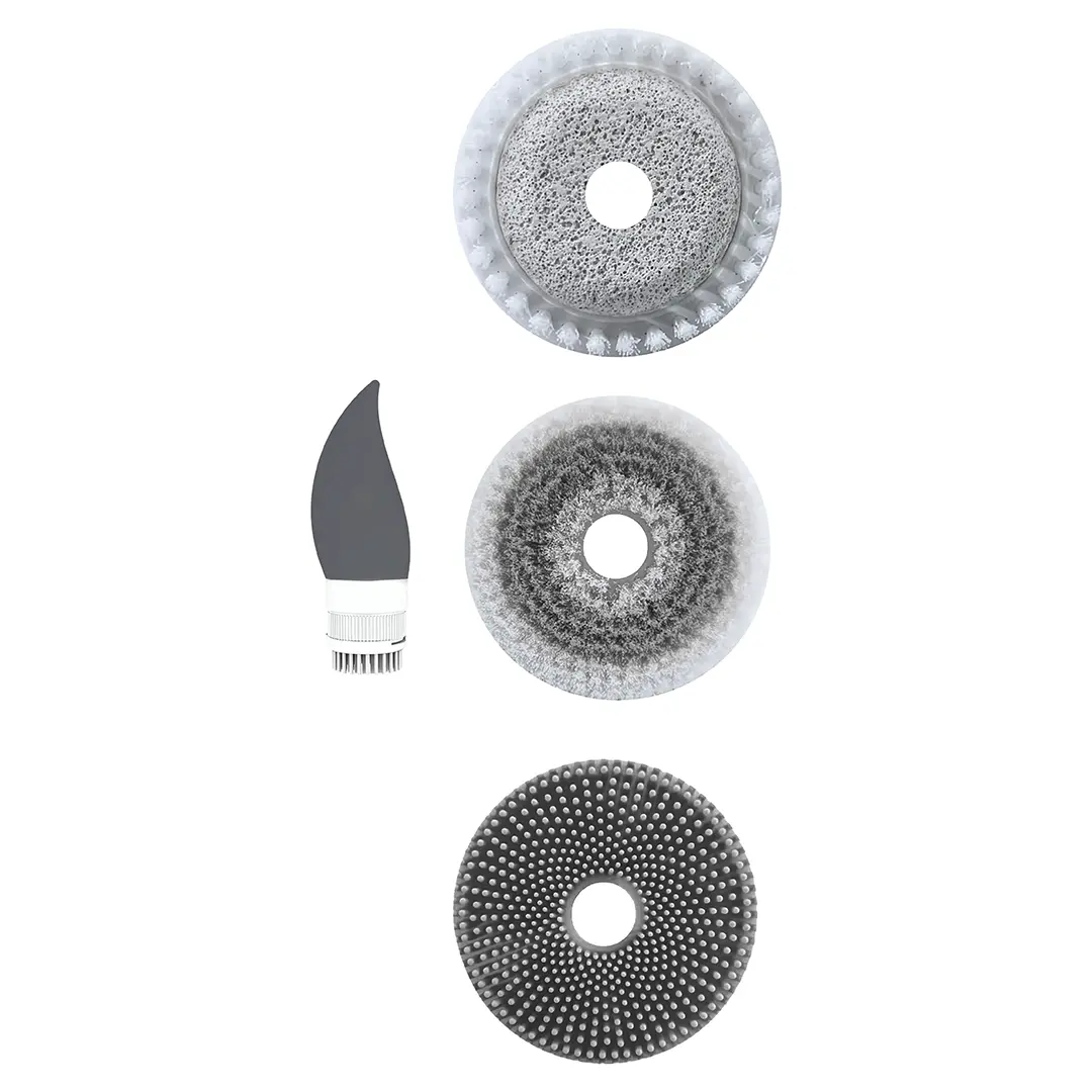 Porodo Alva 3-in-1 Electric Body Brush with Lotion Storage - Grey