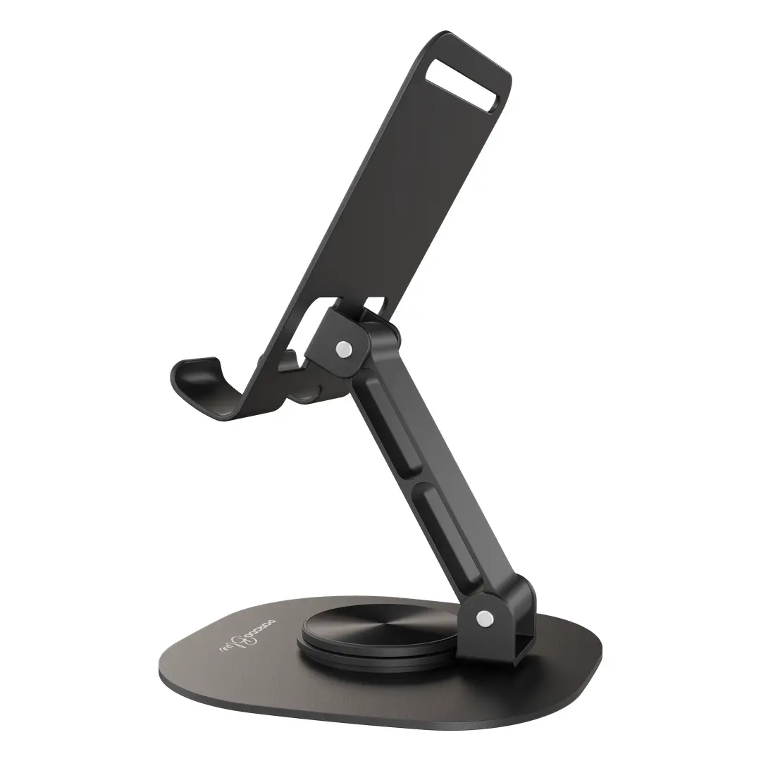 Porodo Blue Flexa 360° Rotatable Phone Holder - Black