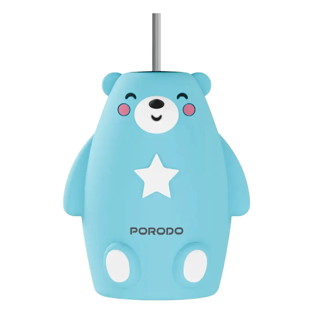 Porodo Totlo Kids' Electric Silicone Toothbrush - Blue